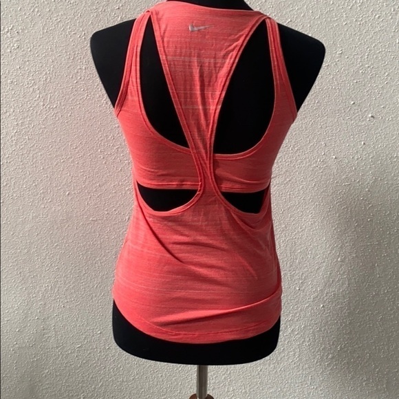 Red Nike tank, XS cutout back - Picture 2 of 6